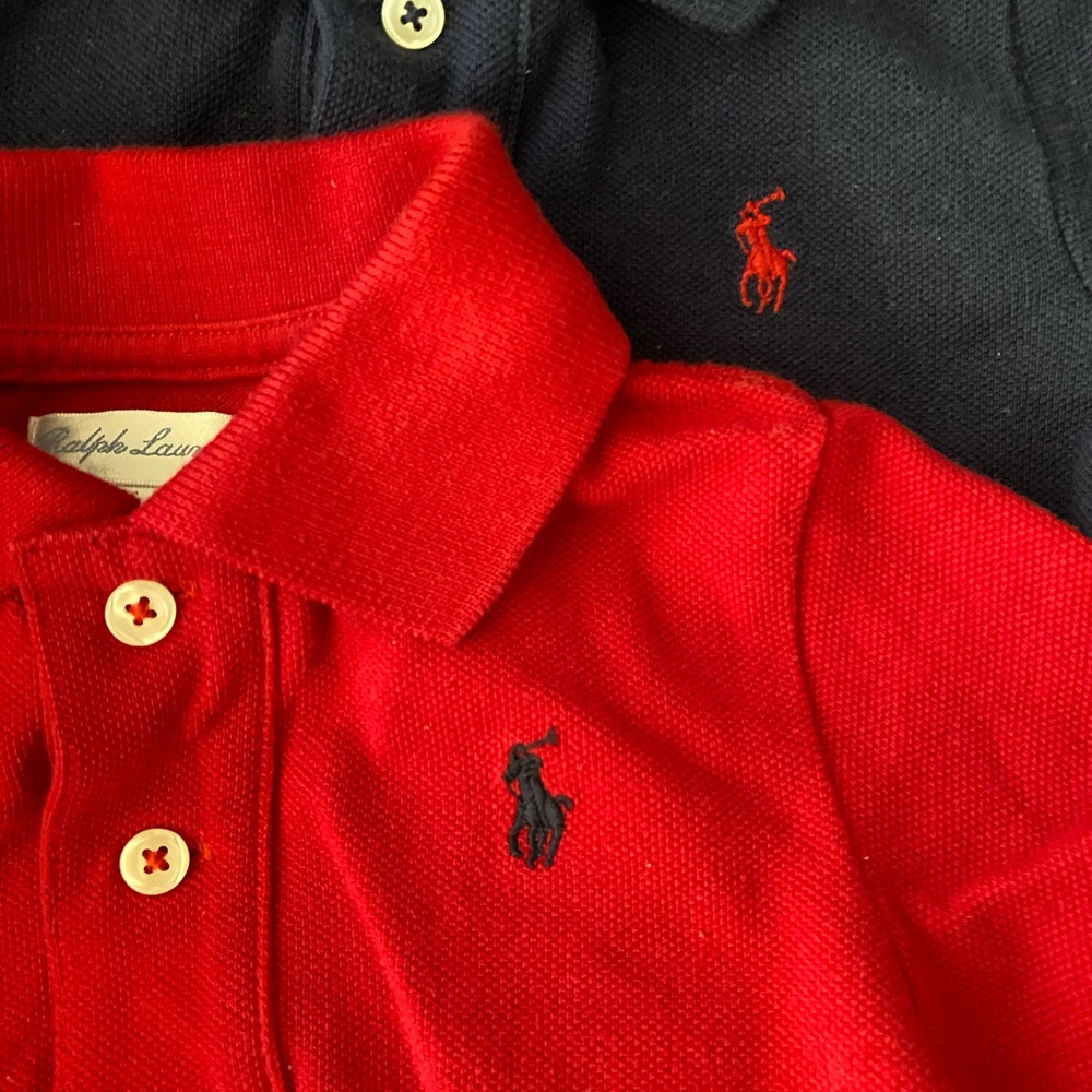 2 Ralph Lauren baby Polo shirt 12M